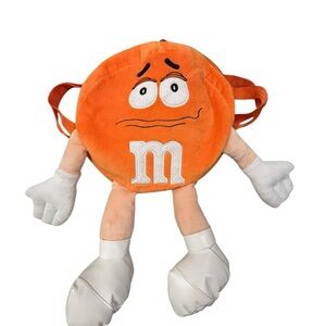 M&M'S Orange‎ Character Plush Backpack
